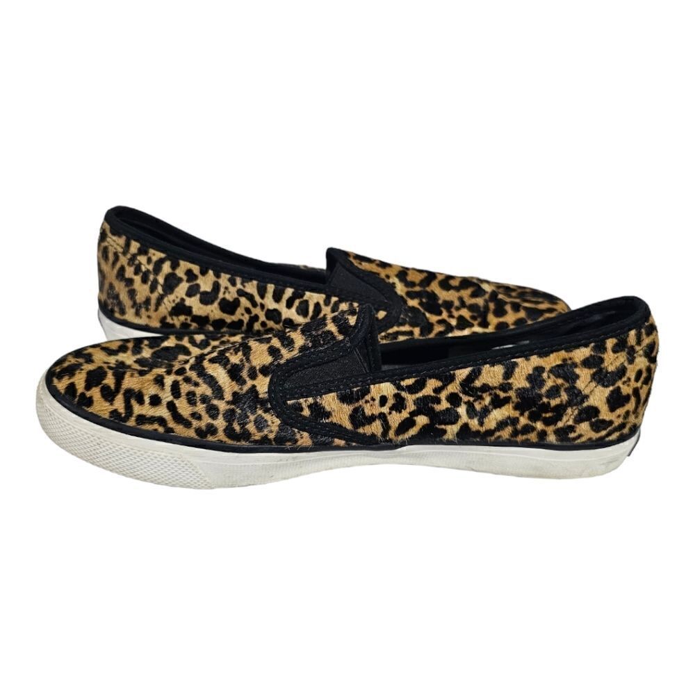 SPERRY "Seaside"‎ Leopard Slip On Sneaker - Size … - image 3